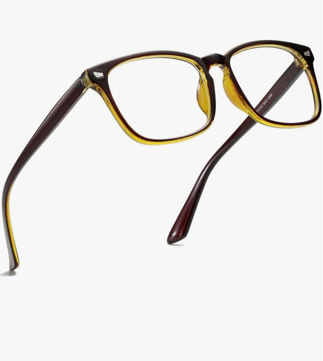 Café Mocha Blue Light Glasses – Stylish Brown Frame